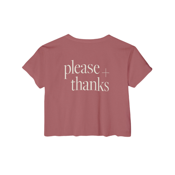 The Understated Crop Tee
