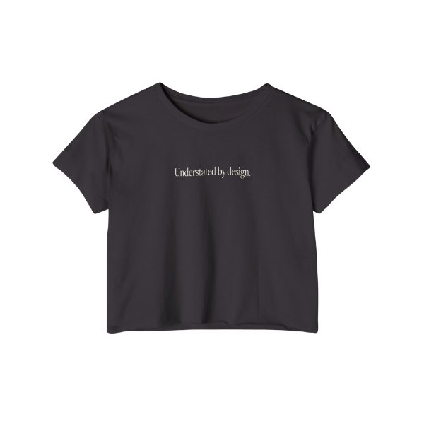 The Understated Crop Tee editorial