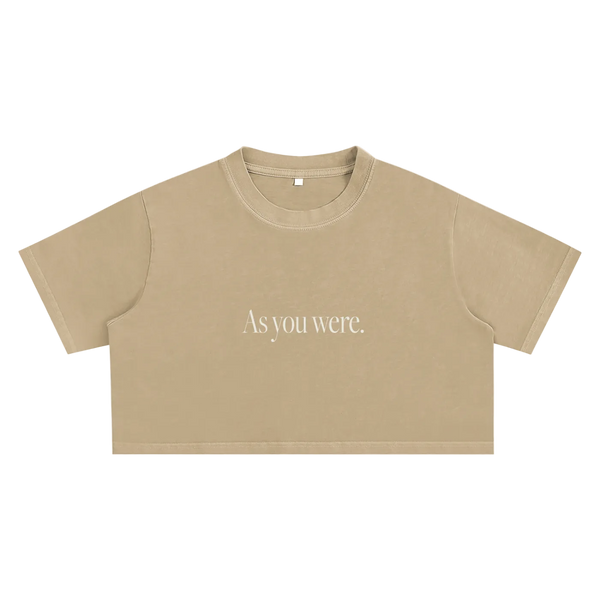 As You Were Crop