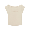 The You're Welcome Wide Neck Baby Tee